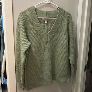 Philosophy green sweater